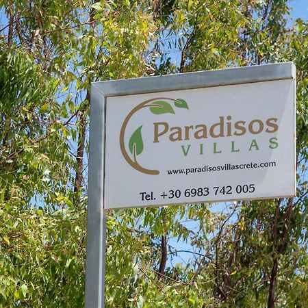 Paradisos Luxury Villas Next To Beach Koutsouras Ngoại thất bức ảnh