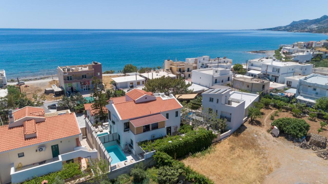 Paradisos Luxury Villas Next To Beach Koutsouras Ngoại thất bức ảnh