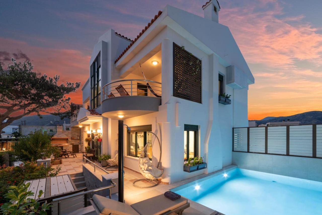 Paradisos Luxury Villas Next To Beach Koutsouras Ngoại thất bức ảnh