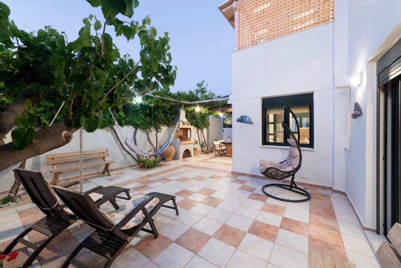 Paradisos Luxury Villas Next To Beach Koutsouras Ngoại thất bức ảnh