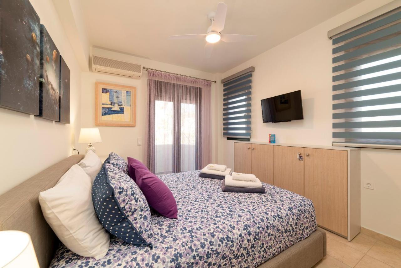 Paradisos Luxury Villas Next To Beach Koutsouras Ngoại thất bức ảnh