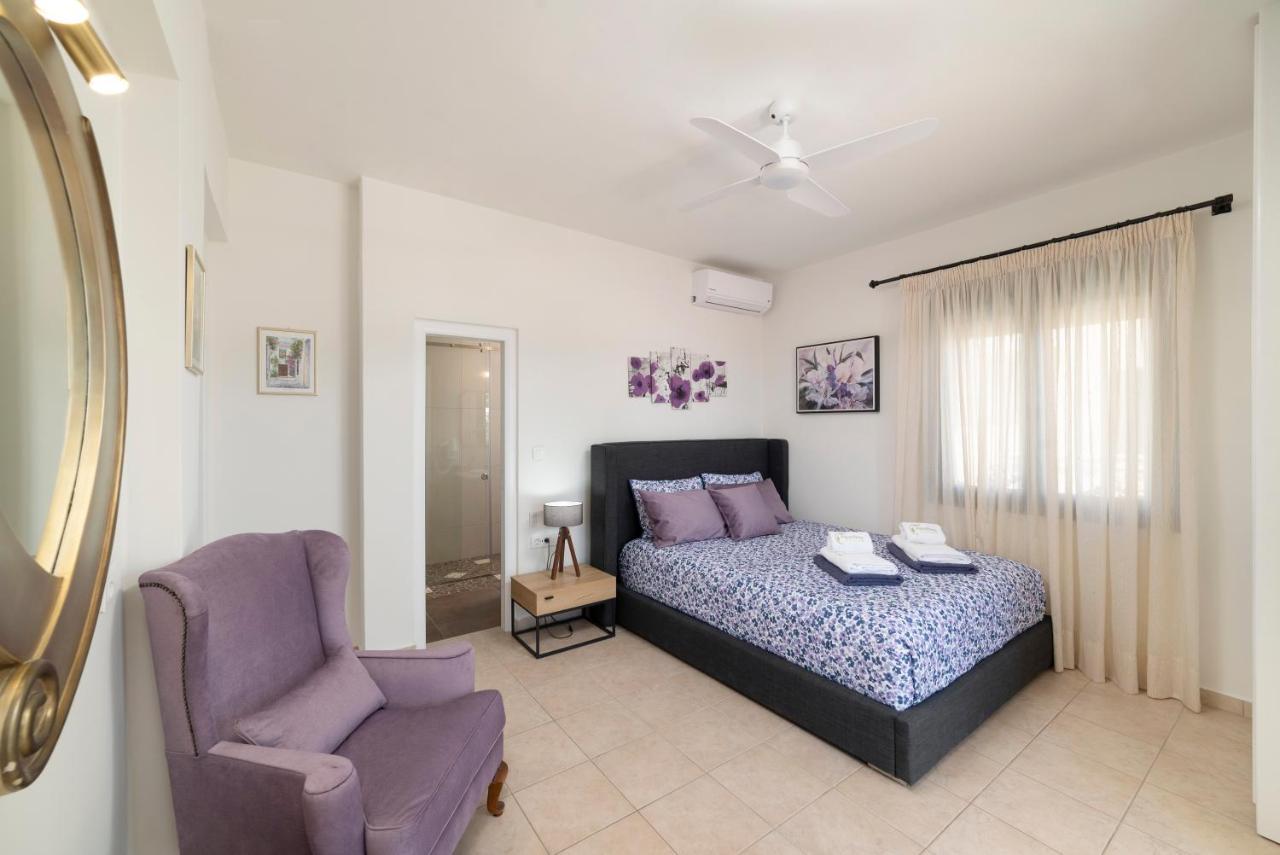 Paradisos Luxury Villas Next To Beach Koutsouras Ngoại thất bức ảnh