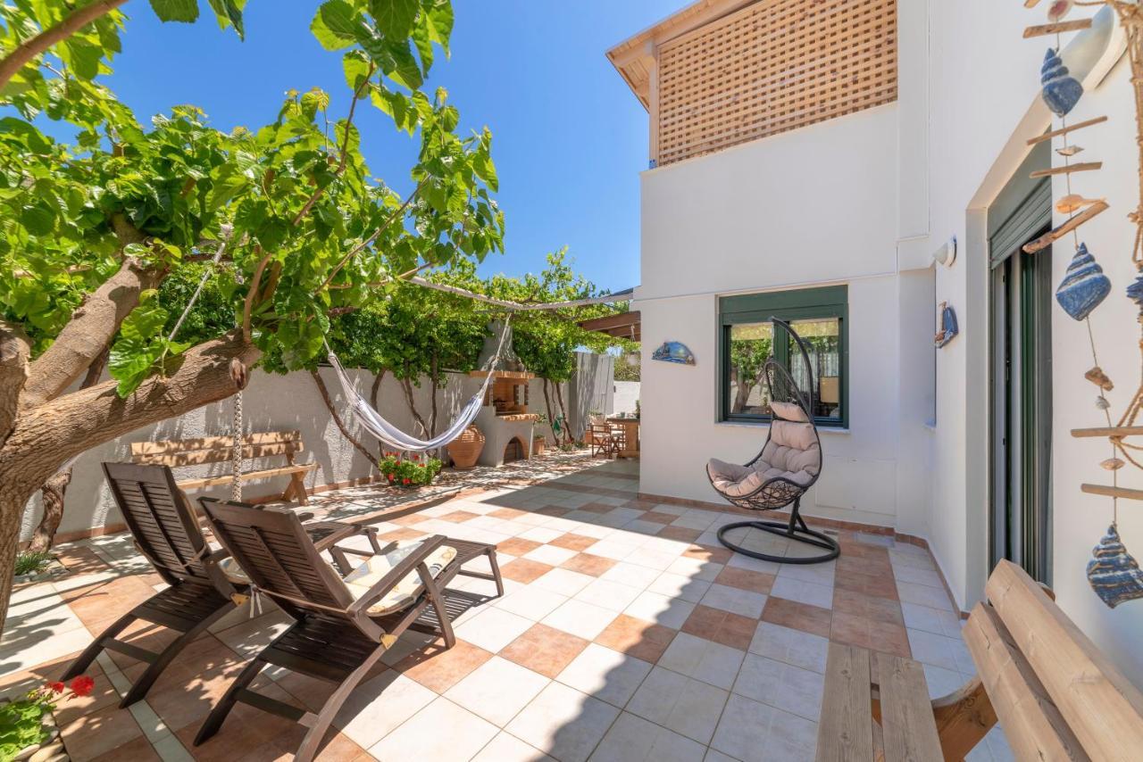 Paradisos Luxury Villas Next To Beach Koutsouras Ngoại thất bức ảnh