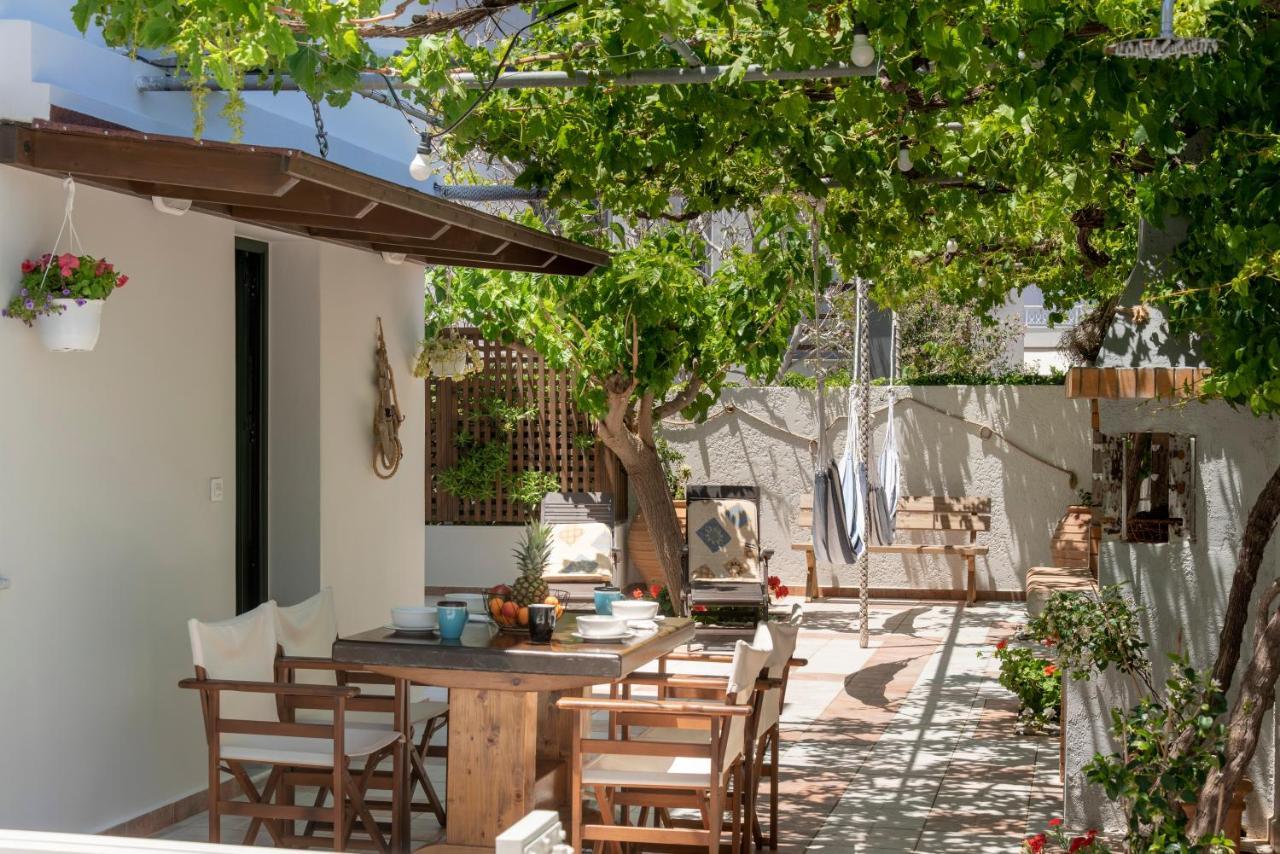 Paradisos Luxury Villas Next To Beach Koutsouras Ngoại thất bức ảnh