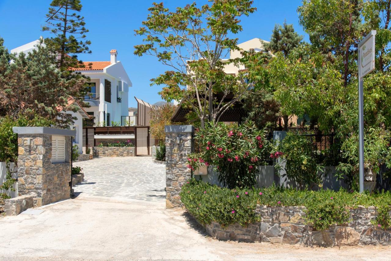 Paradisos Luxury Villas Next To Beach Koutsouras Ngoại thất bức ảnh