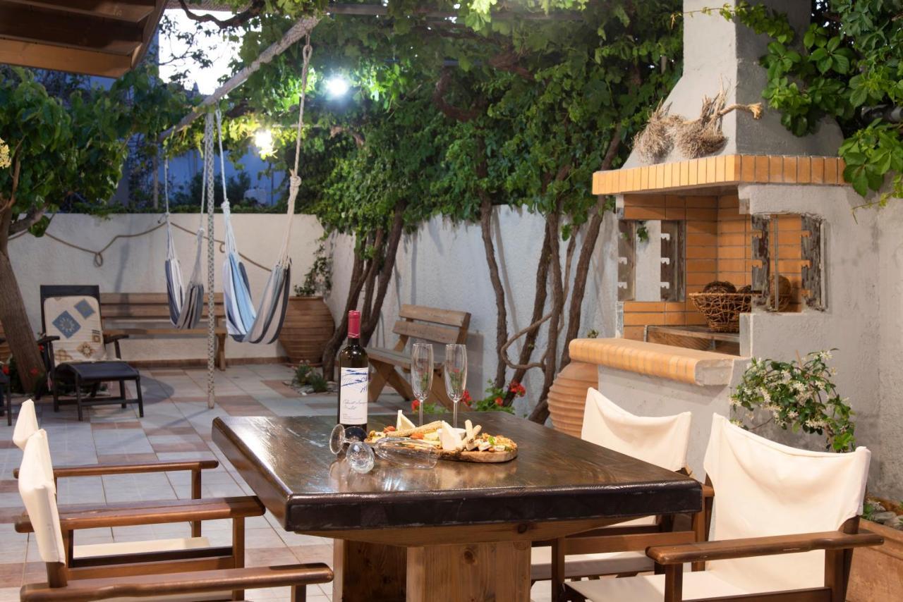 Paradisos Luxury Villas Next To Beach Koutsouras Ngoại thất bức ảnh