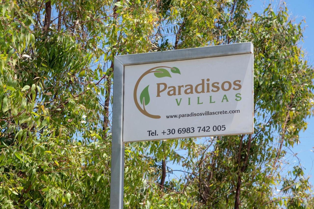 Paradisos Luxury Villas Next To Beach Koutsouras Ngoại thất bức ảnh