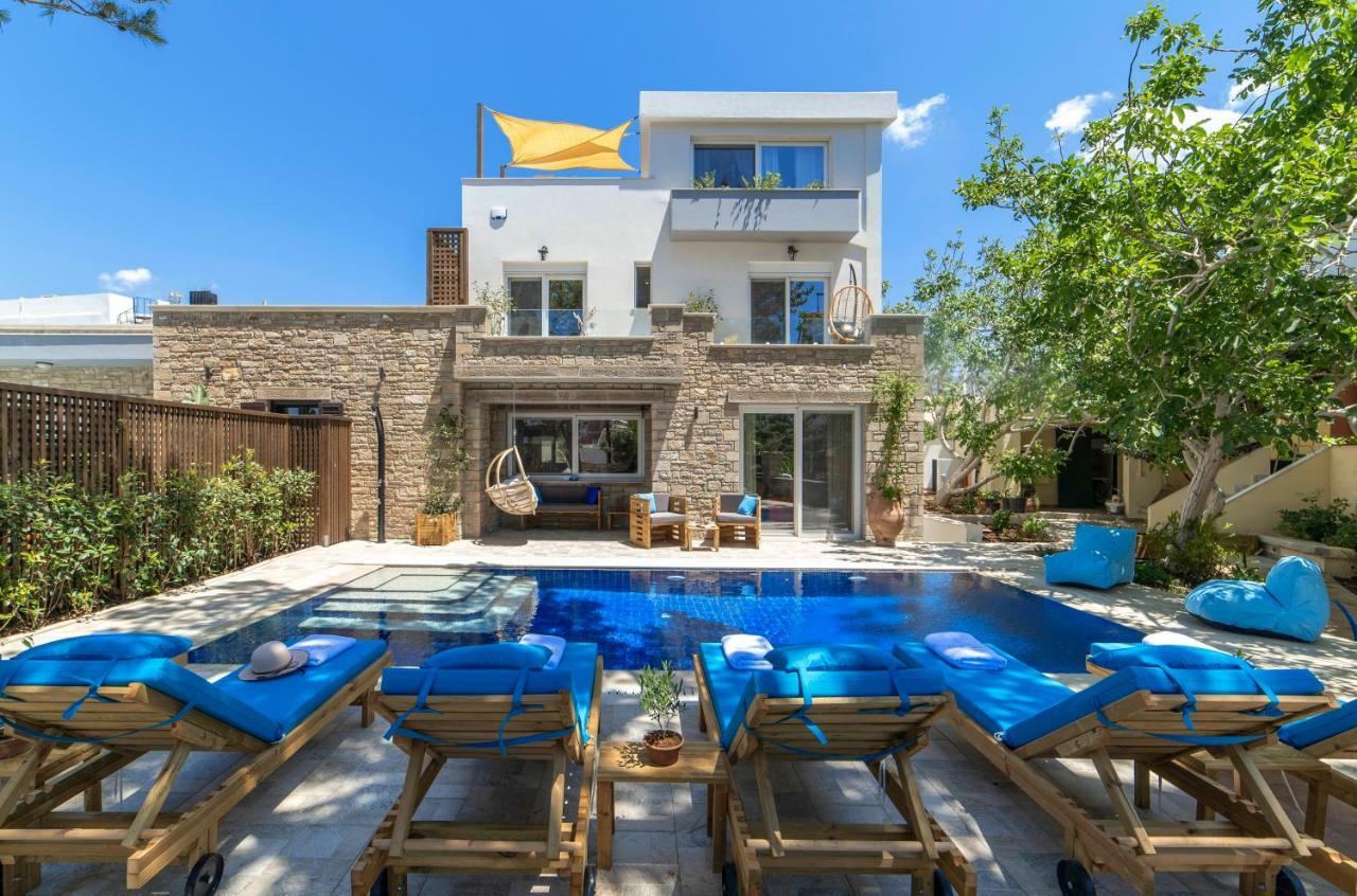 Paradisos Luxury Villas Next To Beach Koutsouras Ngoại thất bức ảnh