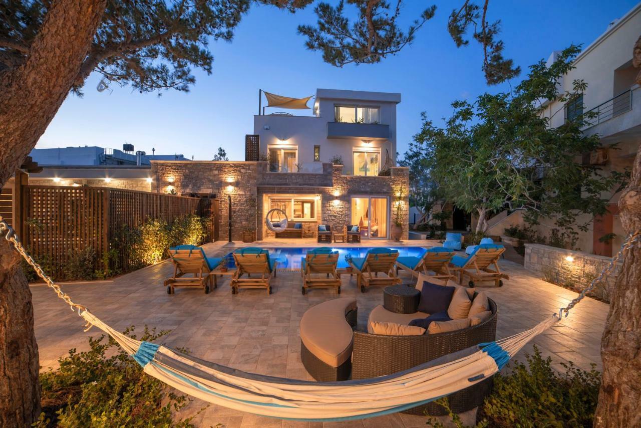 Paradisos Luxury Villas Next To Beach Koutsouras Ngoại thất bức ảnh